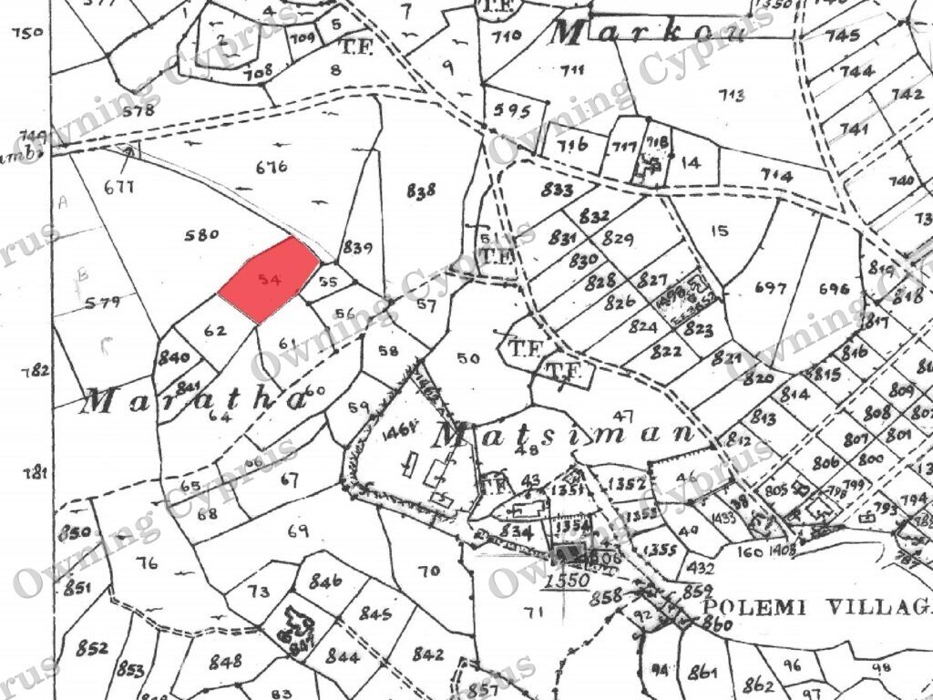 Field for sale, Polemi - PR35876