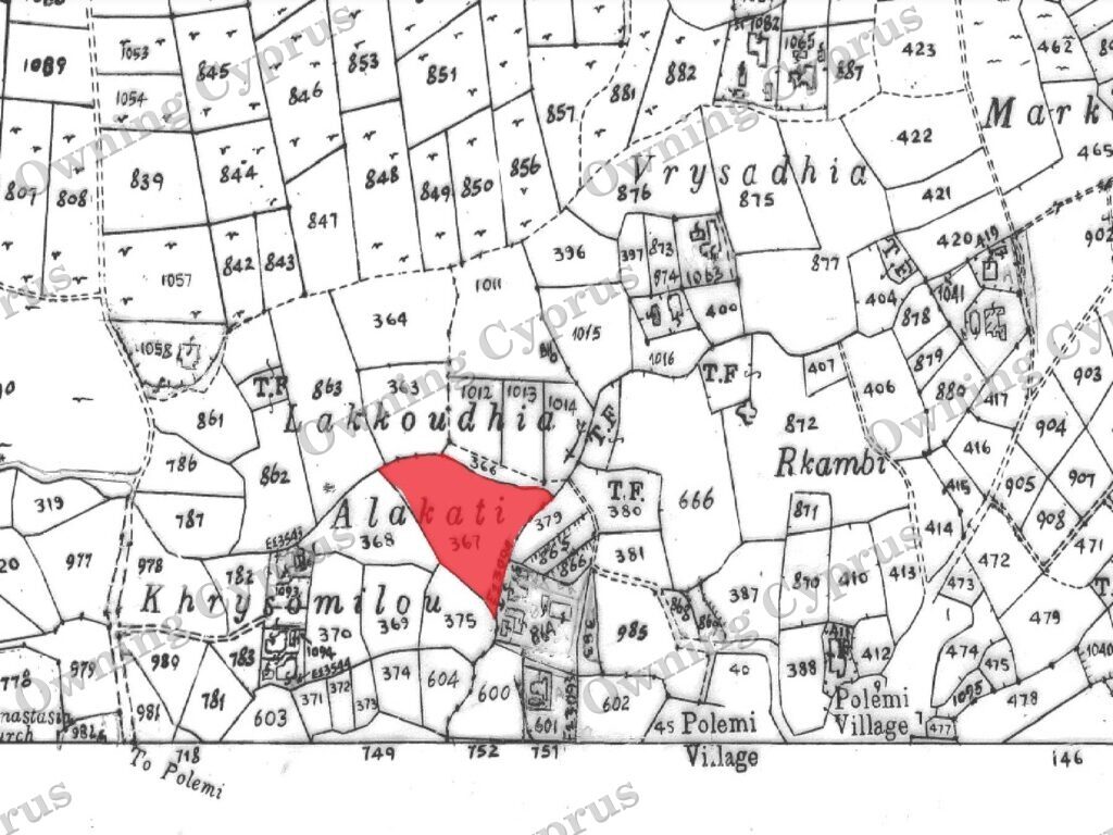 Field for sale, Polemi - PR38568